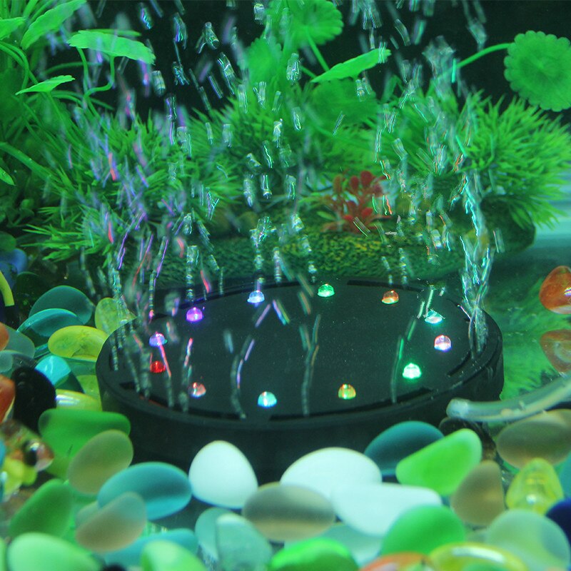 Corlorful Submersible Aquarium LED Lighting Decorative Fish Tank Lights Aquarium Air Bubble Water Lamp Used With Air Pump