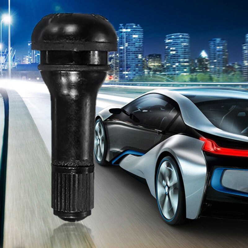 Youwinme 4Pcs TR413 Car Wheel Valve Stem Brass Snap-In Tire Auto Passenger Tyre Short Rubber Vehicle