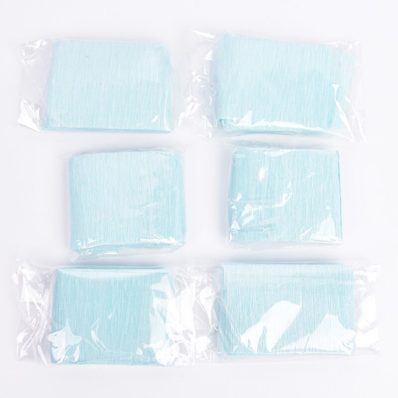 6pcs/lot Macaron Pastel Crepe Paper Streamers Rainbow Unicorn Birthday Party Decoration for Baby Shower Backdrop 5cm*2.5m: Blue