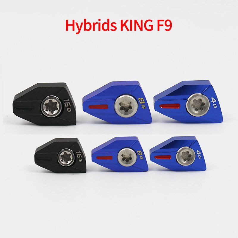 Juego de pesas de contrapeso de Golf, kit de tornillos de práctica para pesas de Cobra KING F9 H, accesorios híbridos para cabeza de club,