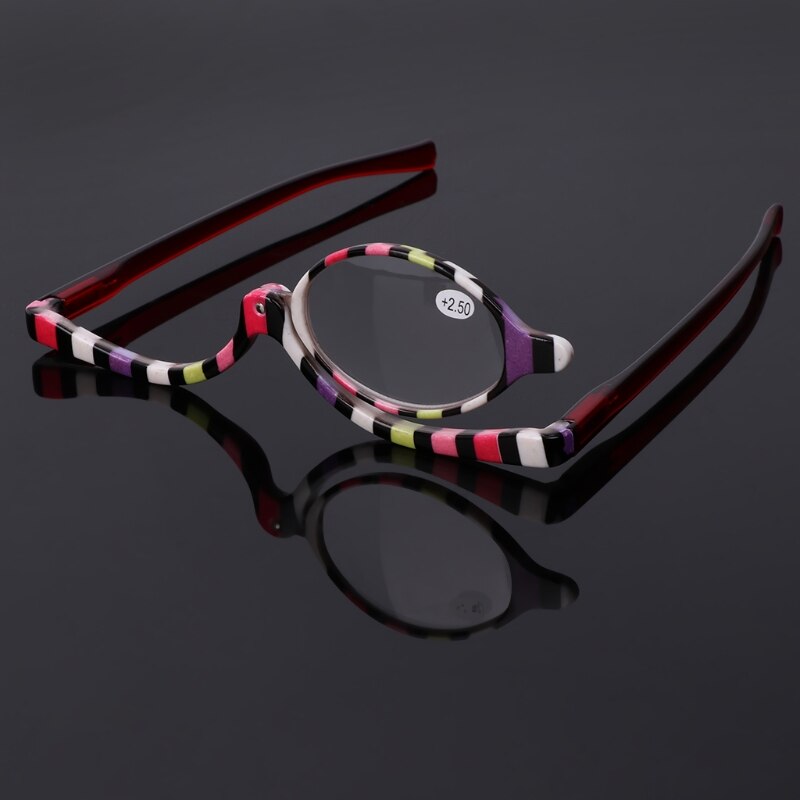 Magnifying Glasses Makeup Cosmetic Reading Glass Folding Eyeglasses +1.5~+4.0