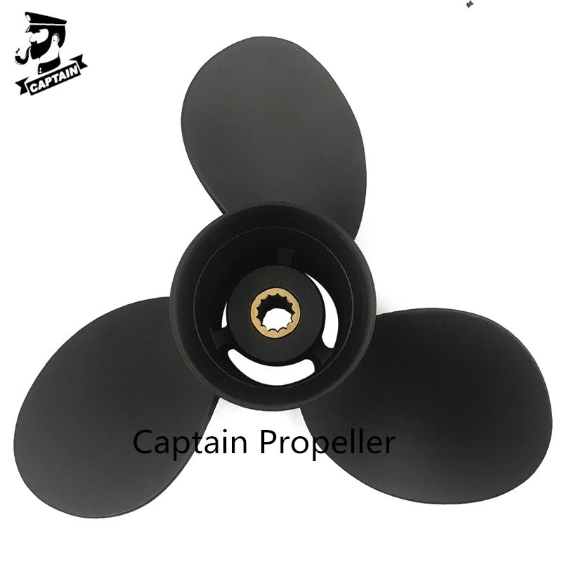 9 1/4 X9 Propeller Fit Evinrude&Johnson Outboard Engines 8HP 9.9HP 15HP Aluminum 13 Tooth Spline RH 763458