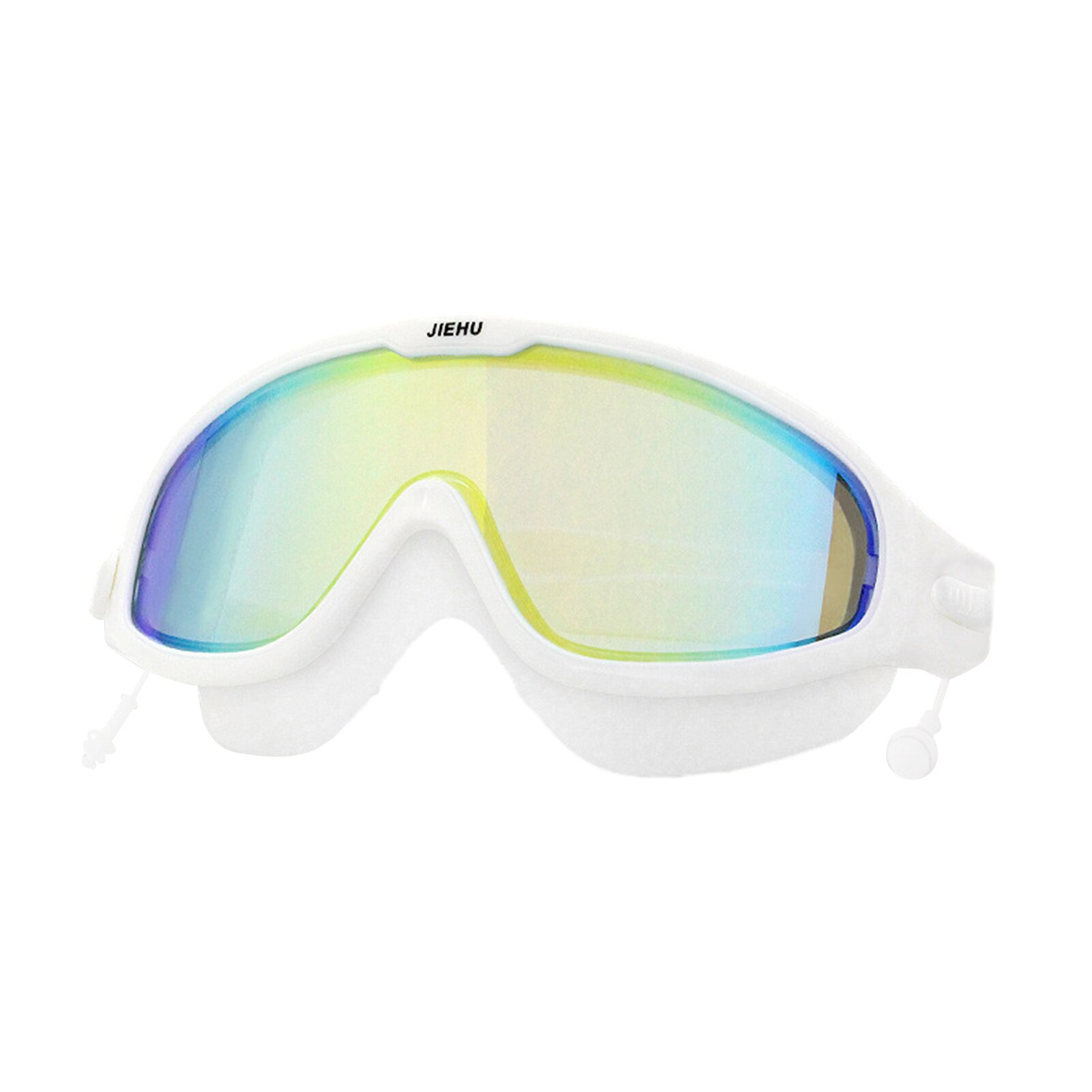 Swimming Goggle Glasses Large Frame Waterproof Anti-Fog No Leakage Eyes Protector UV protection adjustable straps equipment: 05