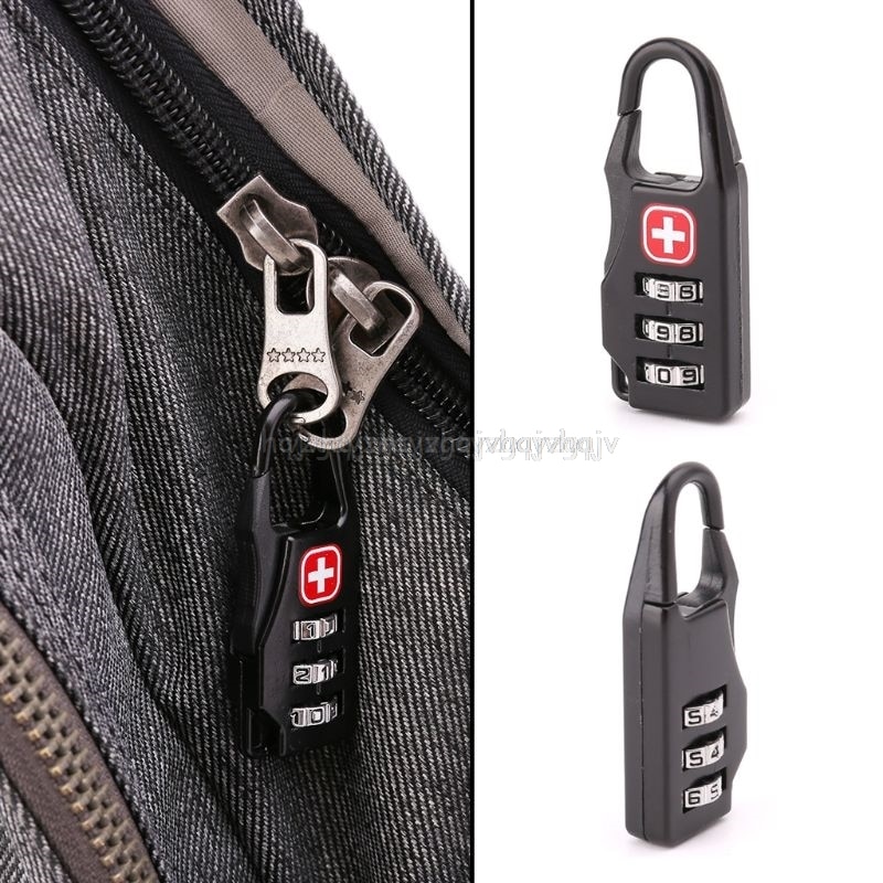 Combinación de símbolo cruzado, código de seguridad, Mini candado de equipaje, bloqueo de número de viaje Je21 19,