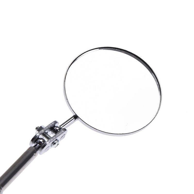 Adjustable Angles Retractable Telescopic Inspection Round Mirror For Hidden Area