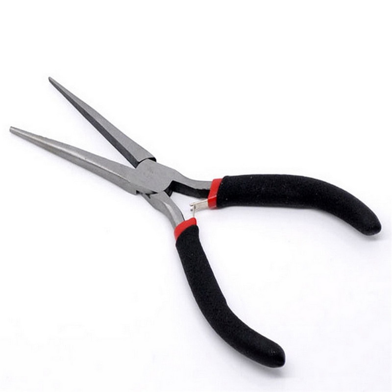 Hand Tangen Tang Platte Lange Neus Tapered Tangen Kralen Sieraden Tool 15Cm Naald Neus Tang Sieraden Tang 1Pc