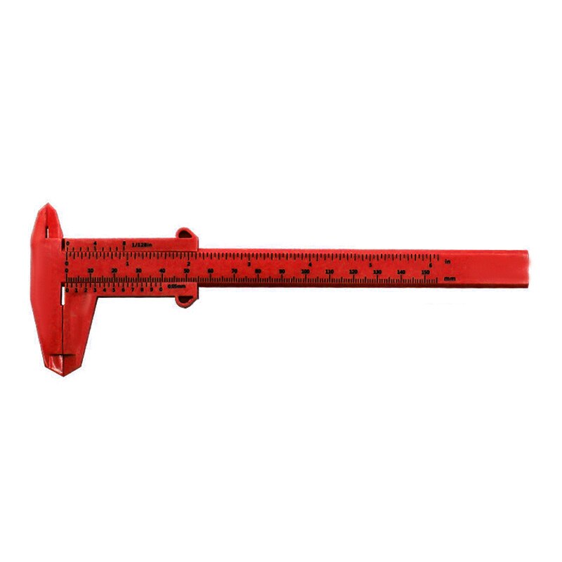 Lcd-scherm Digitale Schuifmaat Inch En Millimeter Conversie Meten Micrometer Remklauw Nauwkeurige Readinig: TP-4 red