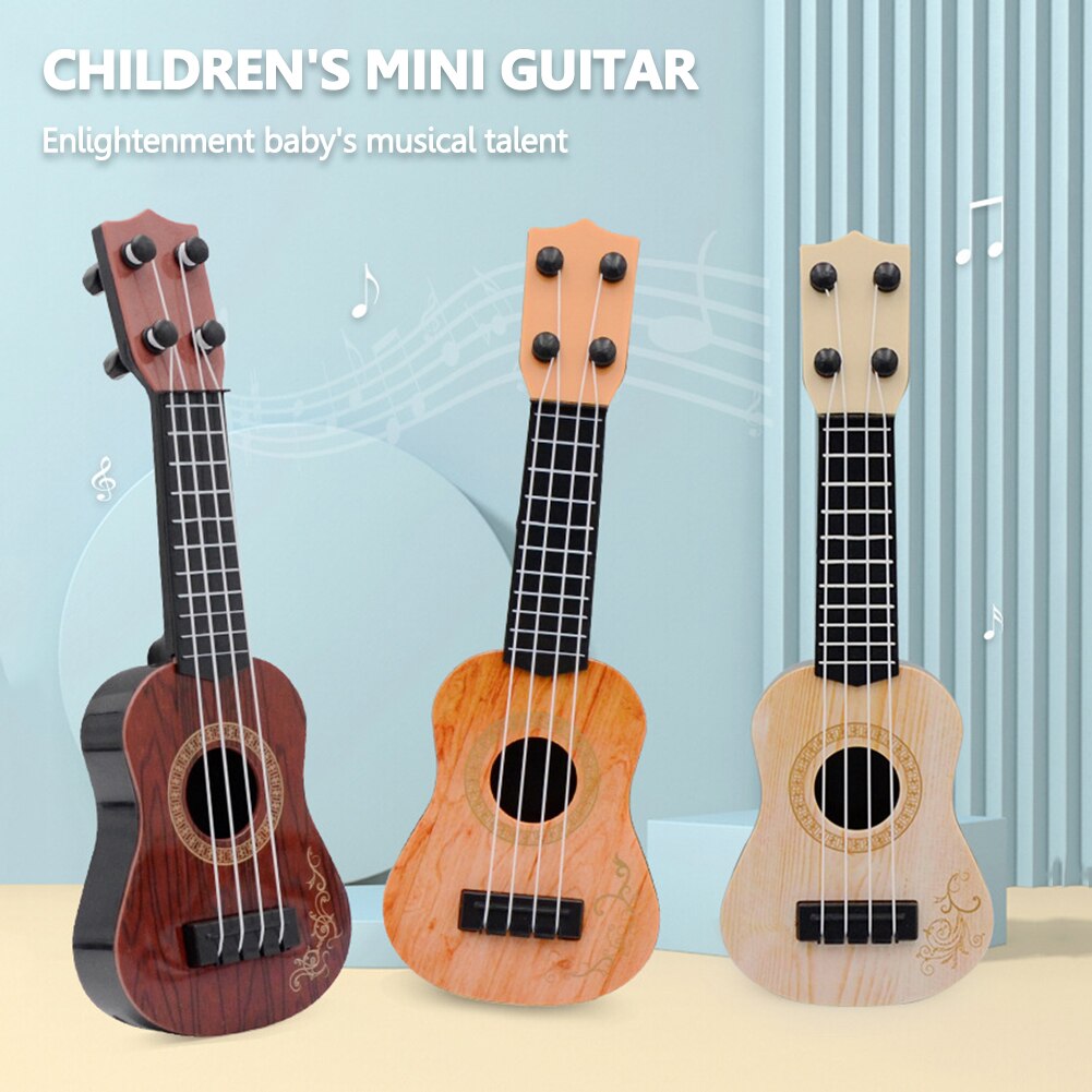 25CM 4String Ukulele Guitar Rosewood Ukulele Bass Guitar Hawaiian mini guitarra Kids Musical Instruments for Music Beginner