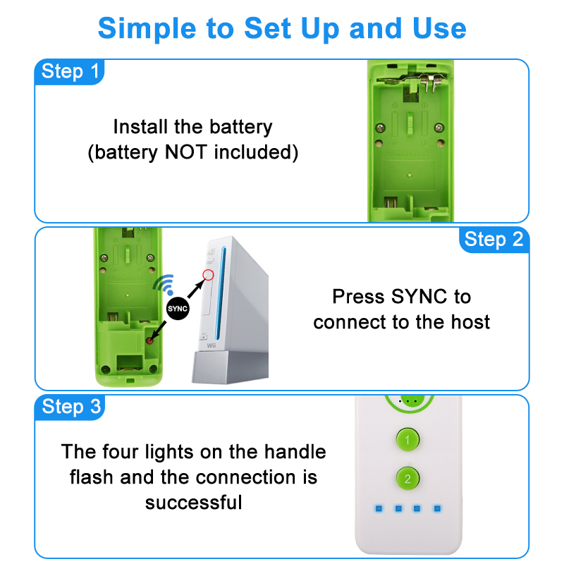 2 in 1 per Nintendo Wii Motion Plus telecomando Wireless per Nintendo Wii Nunchuck telecomando Joystick Joypad