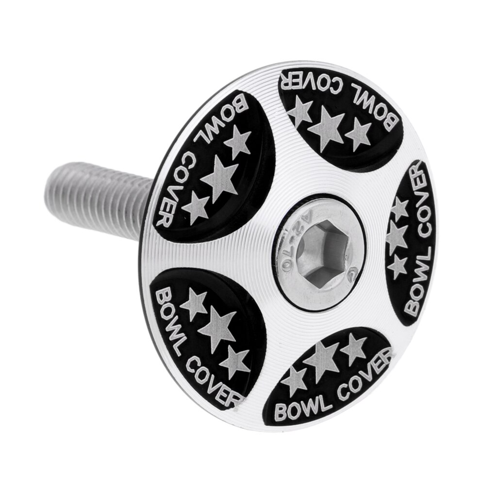 Sterren headset stuurpen kap afdekking met  m6 bouten voor 28.6mm fiets fiets vork