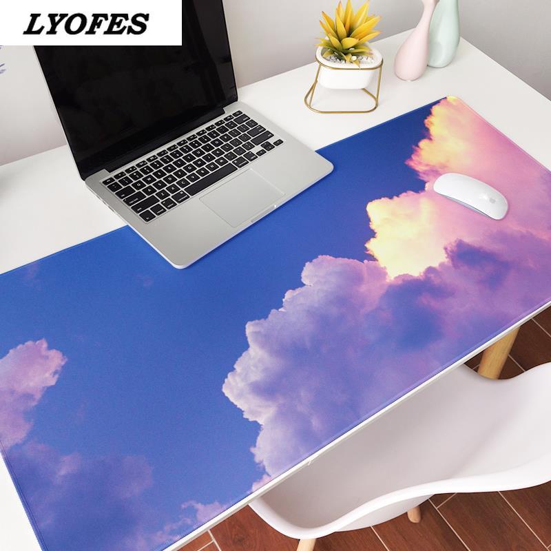 Kawaii Mouse Pad Laptop Mouse Mat Cute Mouse Padpad Large Writing Desk Mats Gaming Deskpad for Office Home Gamer 80x30 90x40
