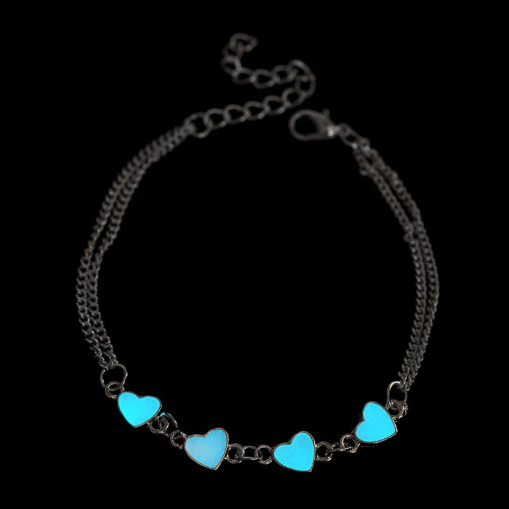 Bracelets de cheville pour femmes, bijoux de plage, tendance, motif motif motif fleur, petite étoile, lueur dans la nuit, pour le pied, été,