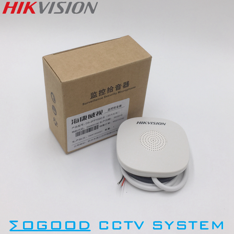 Hikvision Original DS-2FP1020-B Microphone for CCTV IP Camera Recording Voice Sound is Clear Without Noise.
