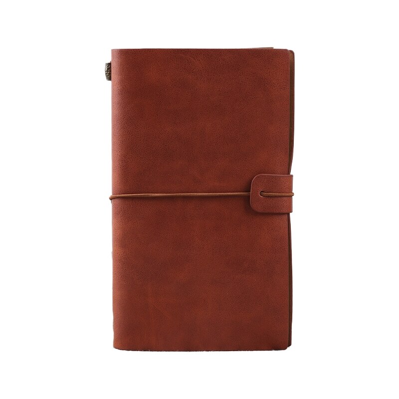 Travel Handcrafted Diary Notebook Engraved Leather Journal Message Notebook Handwriting Pocketbook Stationery: Coffee