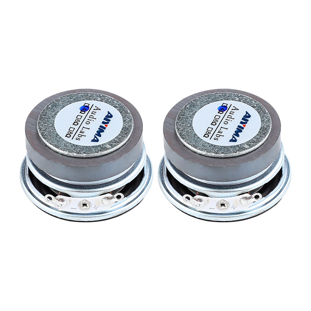 AIYIMA 2Stck 1,5 Zoll Audio- Tragbare Lautsprecher 4Ohm 3W Breitbandlautsprecher DIY Stereo Heimkino Tieftöner Lautsprecher