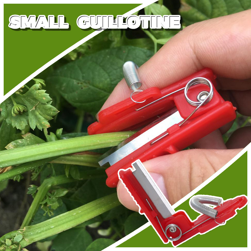 Multifunktions Daumen Messer Garten Pruner Obst Picking Gerät Sichere Obst Klinge Werkzeug Schneiden Klinge Ringe Finger Schutz Catcher: Rot