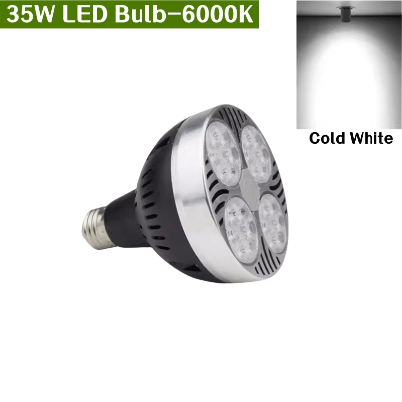 Par30 led e27 base de suporte de luz de pista 2 fios ferroviário lâmpadas de teto titular loja de roupas sala de estar soquete de holofote substituível: cambiável