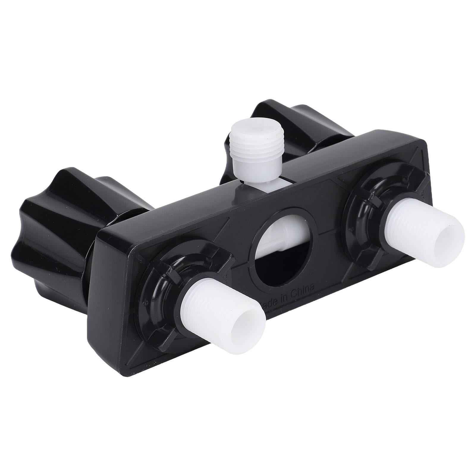 Rubinetto per doccia per camper con doppi manopole e deviatore - Controllo miscelatore per camper e camper