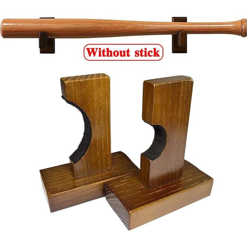 Honkbalknuppel Stands Muur Mount Bat Houders Voor Muur Met Schroeven Vilt Liner En Schroeven Bat Wall Mount Sport Accessoires