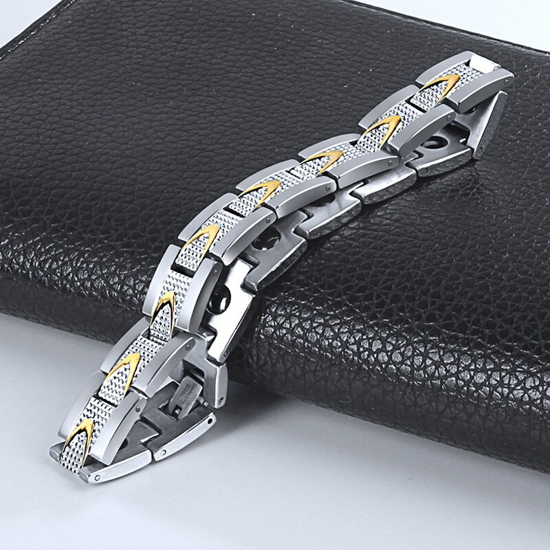 Vintage Toermalijn Energiebalans Armband Gezondheidszorg Sieraden Voor Mannen Vrouwen Therapie Germanium Link Chain Armbanden &amp; Bangle