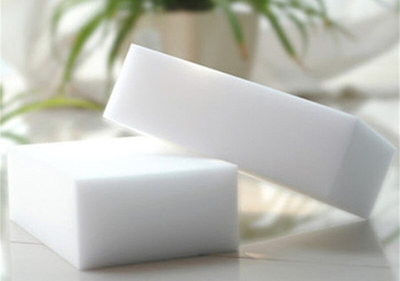 40 stks/partij 10*6*2.5 cm witte zachte geen wasmiddel gebruik magic spons thuis dagelijks gebruik reselle en goedkope en economische tool