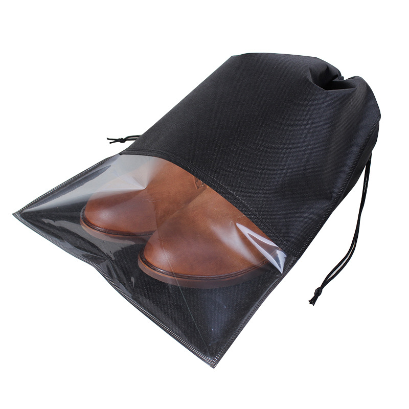 ETya 2 Dimensioni Donne Scarpe Da Uomo del Sacchetto di Drawstring Del Sacchetto Del Sacchetto tessuto Non Tessuto Portatile Da Viaggio Scarpe Clothes Organizer Imballaggio borse