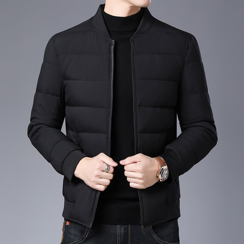dicke Winter Jacken Männer Padded Jacken Streetwear Parkas Stepp Jacke Puffer Blase Mäntel Herren Kleidung