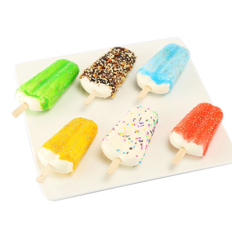 6 couleur réaliste gâteau artificiel assorti mixte faux gâteau modèle maison mise en scène équipement artisanat photographie accessoires décoration de la maison: Default Title