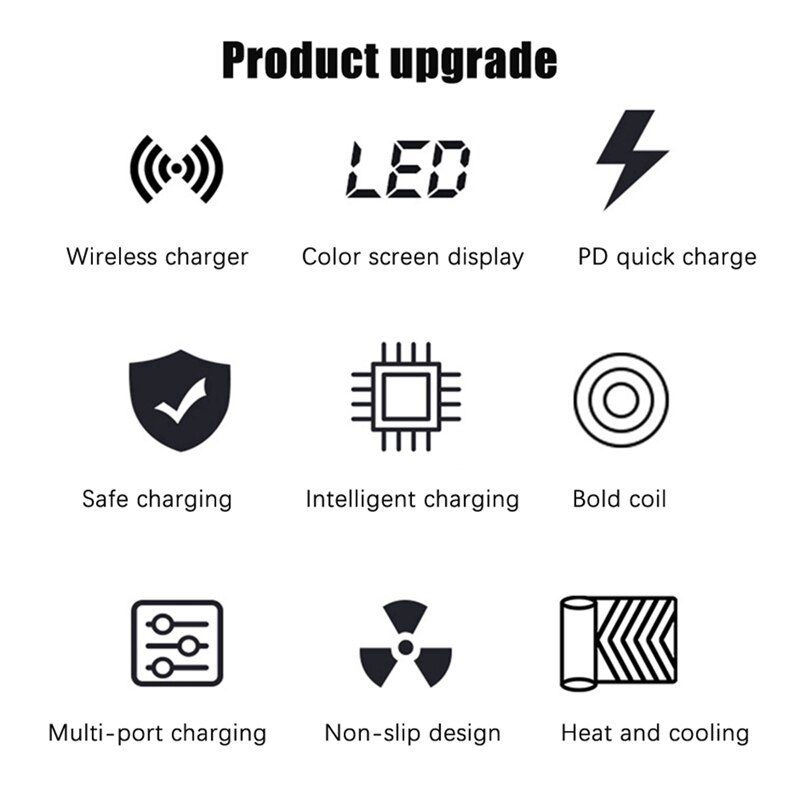 Station de charge Multi USB 100W, adaptateur HUB 3.0 à 8 Ports, chargeur rapide sans fil PD, prise iPhone US