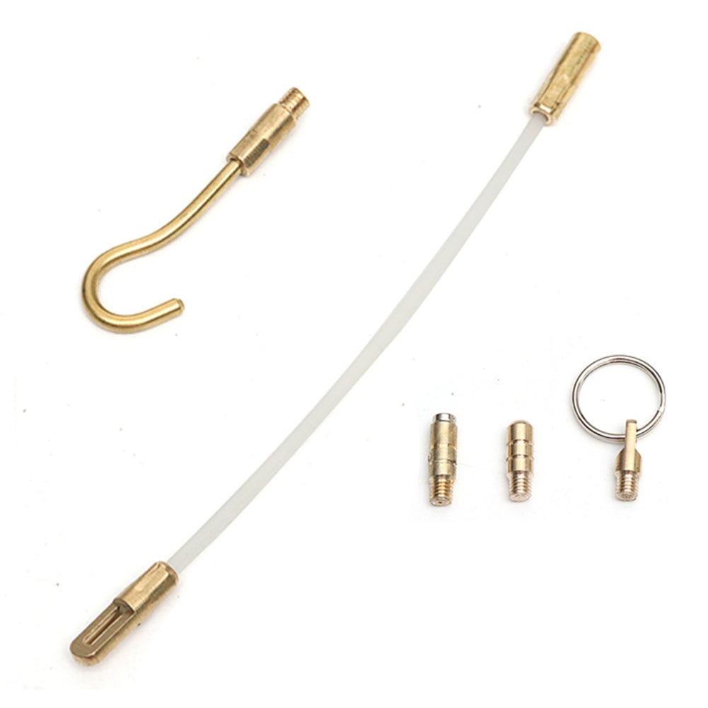4mm 33cm Duct Accessories Wire Threader Wall Connectable Snake Push Fiberglass Fish Tape Set Conduit Electric Cable Puller Tool