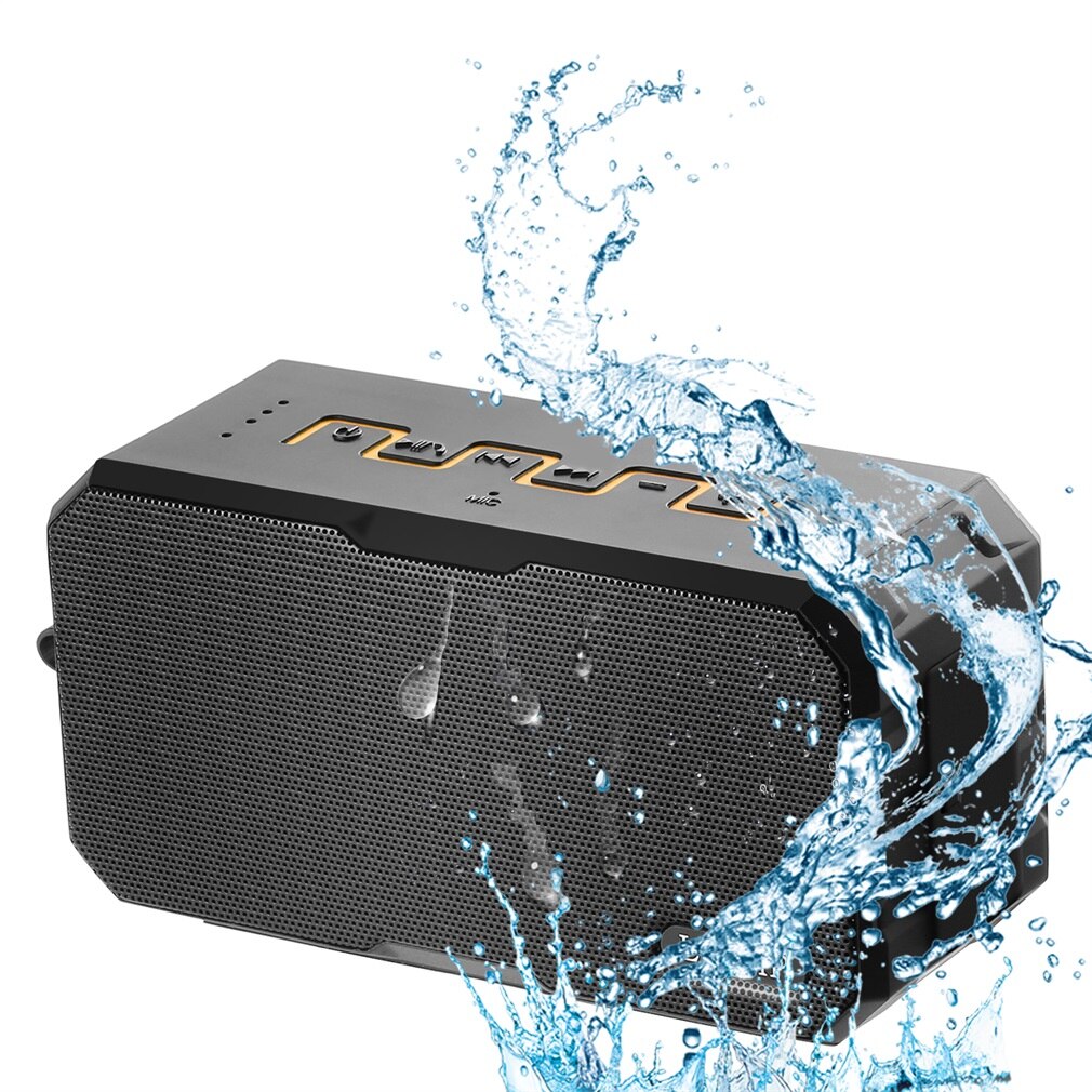 Waterproof Dustproof Shockproof Speaker Wireless Speaker Mini Outdoor Ultra Portable Hiking Climbing Beach