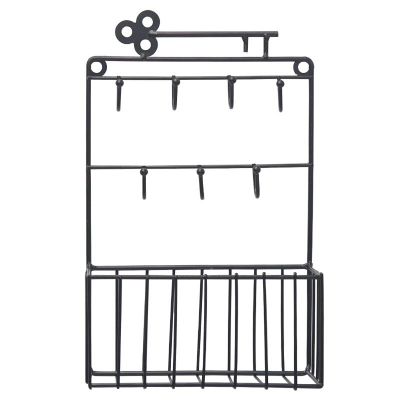 mur monté courrier et porte-clés 7 crochet support organisateur poche et lettre trieur pour entrée cuisine maison bureau décor