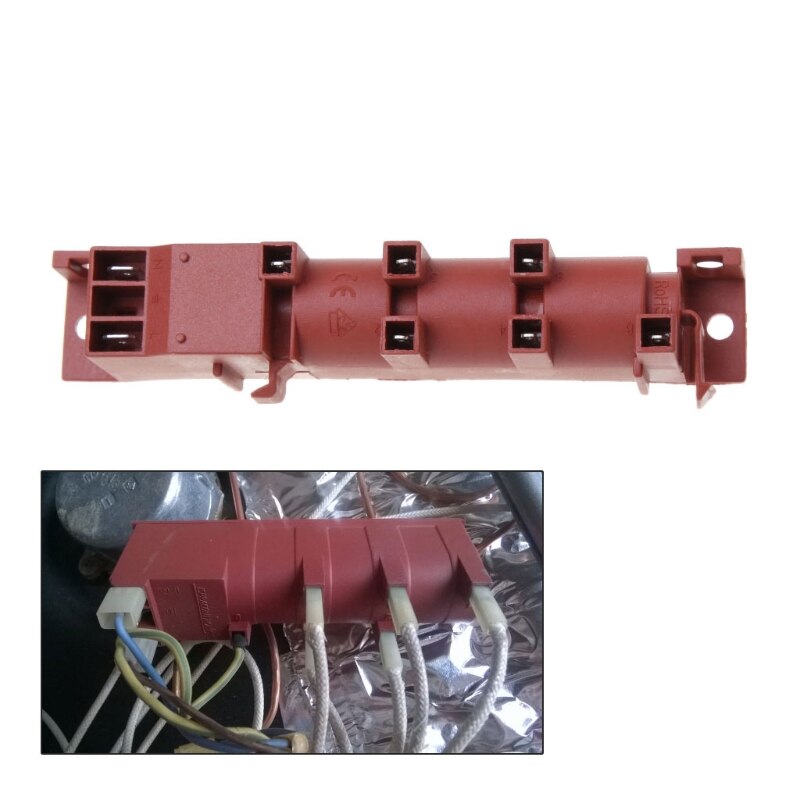 Encendedor a pulso de CA de 220-240V, cocina con conexiones de seis terminales, dispositivo de encendido 10166