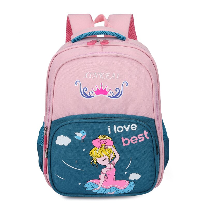 Schooltassen Jongens En Meisjes Rugzak Schooltas Kinderen Rugzakken Voor 1.1-1.5M Kids Bag Mochila Escolar sac A Dos Enfant: Pink-Green