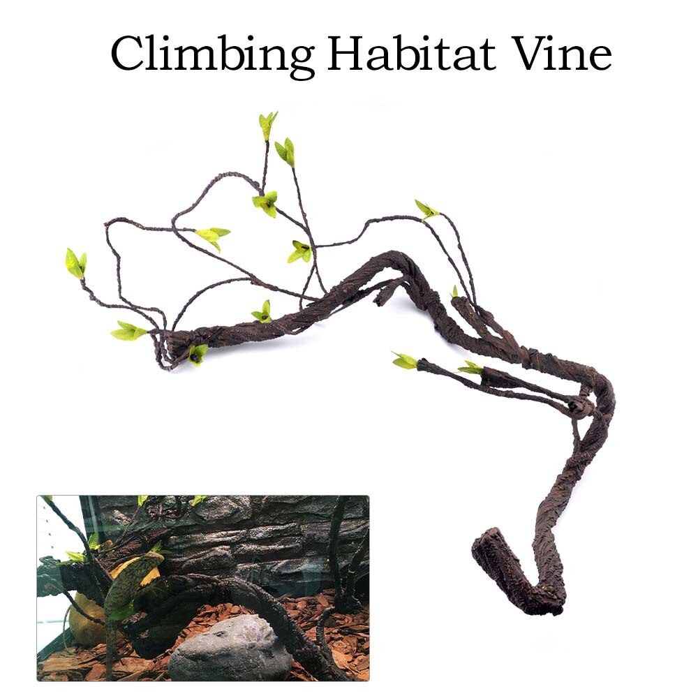 WF-2 Reptile Pets Flexible Climbing Habitat Vine for Lizards Frogs Snakes Reptiles Pet Supplies Reptiles Terrarium Decoration