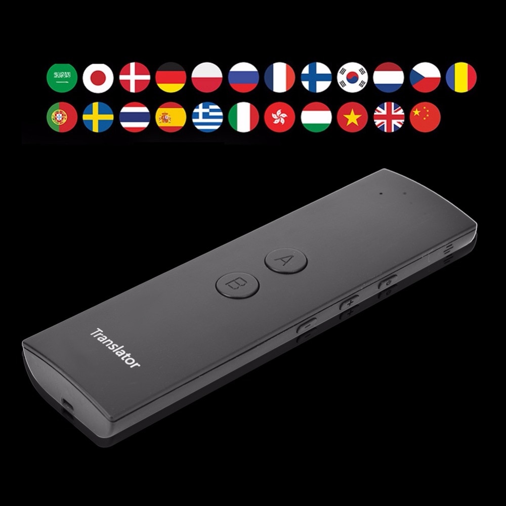 T6 traducteur vocal Intelligent Portable Intelligent traducteur d'interprétation multilingue en temps réel bidirectionnel Bluetooth sans fil