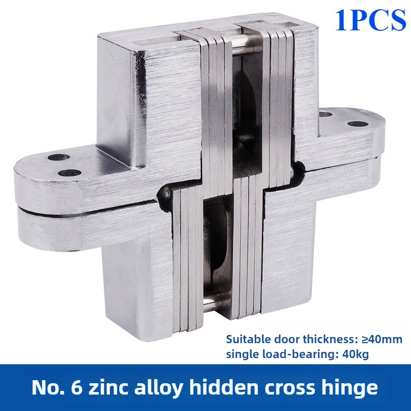 1/2PCS Hidden Gate Hinge Invisible Hinges Concealed Barrel Wooden Box 180 Degree Folding Heavy Duty Built-in Door Hinge: Beige