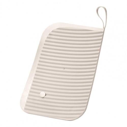 Washboard Hanging More Thicker Soft Glue Home Strong Friction Scrubboard for Clothes Portable Washing Machine: white