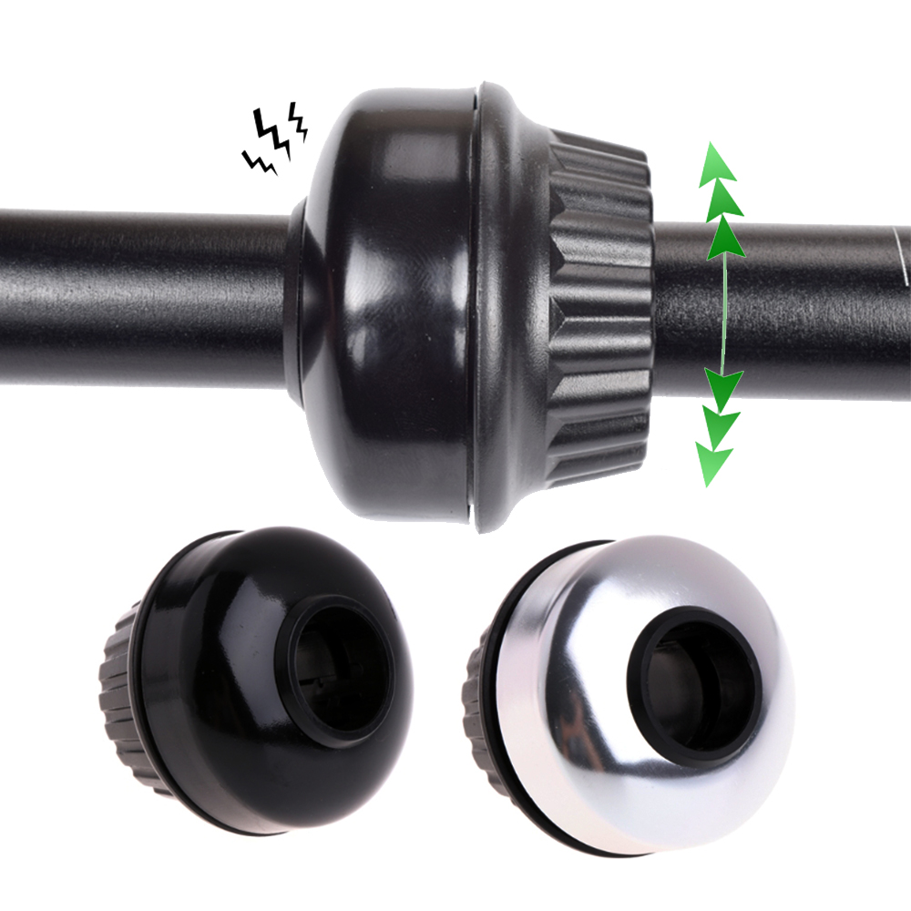 Sonnette de vélo rotative pour vtt, vélos pliants, guidon de Scooter, klaxon de vélo, accessoires de sécurité, anneau fort, sonnette de vélo