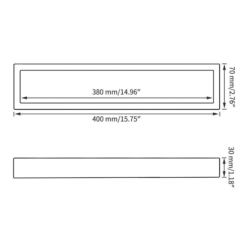 40Cm Rvs Badhanddoek Houder Badkamer Handdoekenrek Wall Mounted Handdoek Rail Rack Handdoek Houder Badkamer Opslag Plank