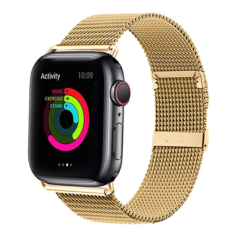 Bracciale In Acciaio Inossidabile banda MAGNETICA Per Apple Osservare 5 4 3 2 1 42 millimetri 38mm Del Braccialetto della cinghia per iwatch 4 5 40 millimetri 44 millimetri