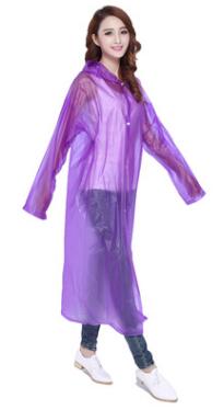Unisex Waterproof Raincoat Jacket Clear Raincoat Rain Coat Hooded Poncho Rainwear Men Child