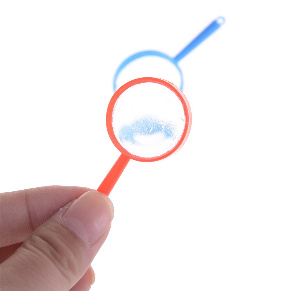 5pcs/lot Colorful Plastic Mini Magnifying Glass Children's Toys Learning Education Toys