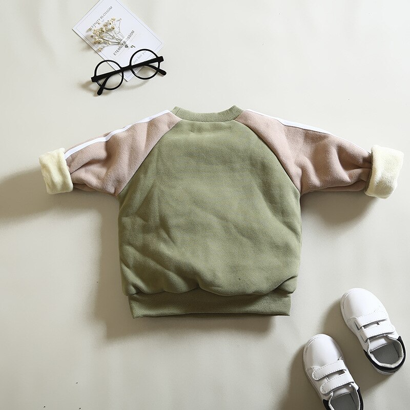 Lente Herfst Jongen Truien Uitloper Baby Meisjes Kleding Lange Mouwen Warme Truien lucky kind Tops Voor Moleton Infanti