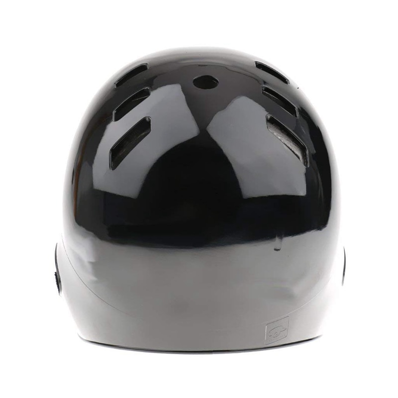 -Batter's Helmet Softball Baseball Helmet Double Flap - Black