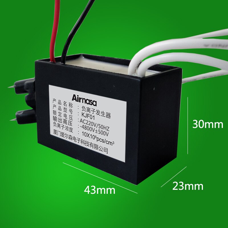 Concentración de iones negativos de 220V, para eliminar rápidamente el humo y el olor del aire acondicionado PM2.5, millones