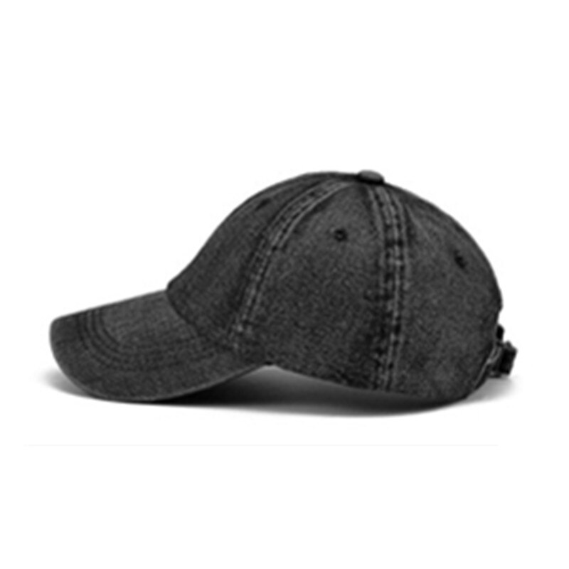 Unisex Solid Denim Baseball Cap Leeg Gewassen Jean Hoed Pet Verstelbare Snapback Hoeden Caps Voor Mannen En Vrouwen