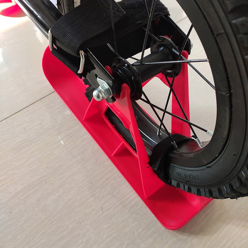 Novo 12in crianças equilíbrio bicicleta snowboard trenó peças da roda scooter neve esqui placa de esqui