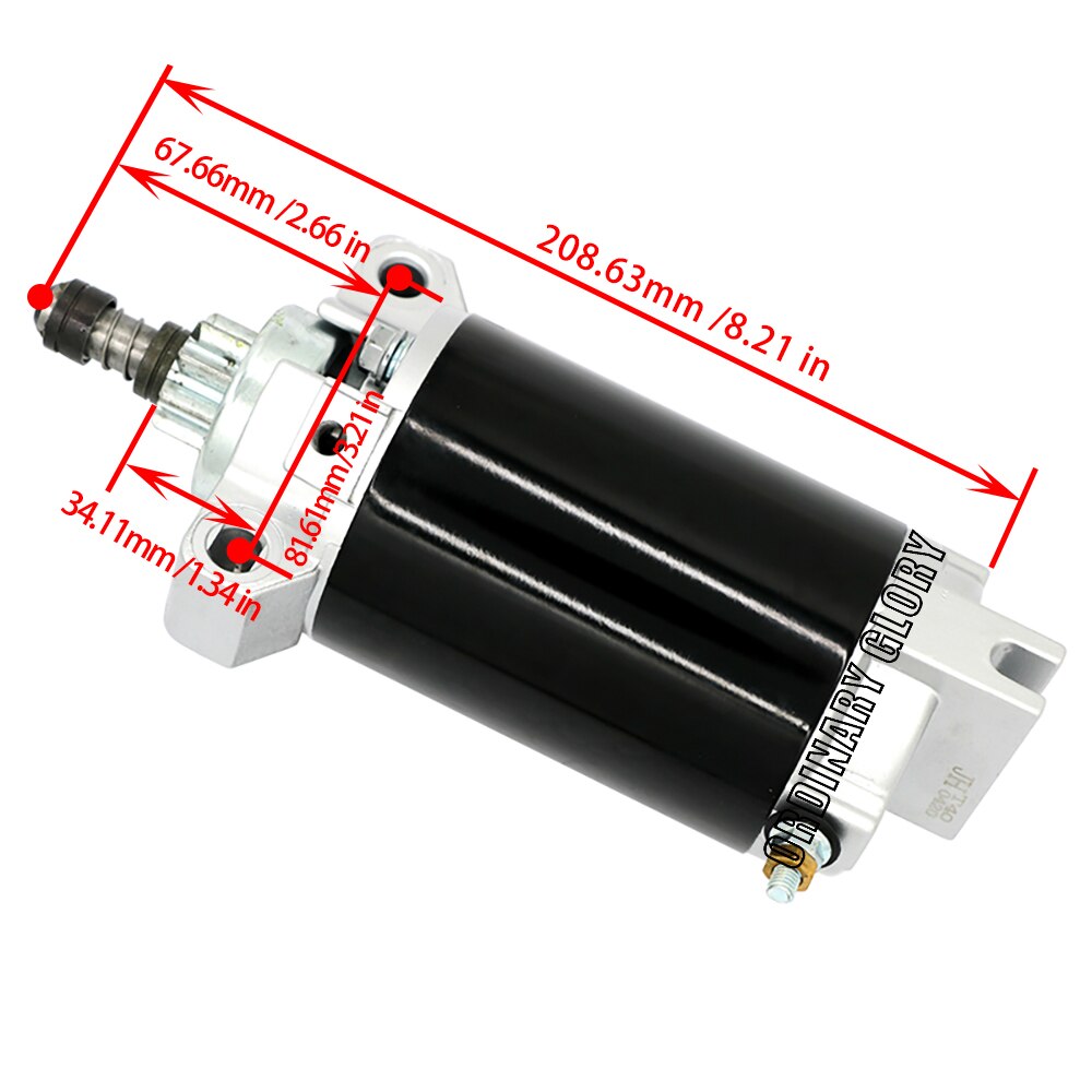 Motor de barco 66T-81800-03 66T-81800-02 Motor de arranque para YAMAHA 40HP Enduro E40X E40XMH 40XWT 40XWH Motor fueraborda