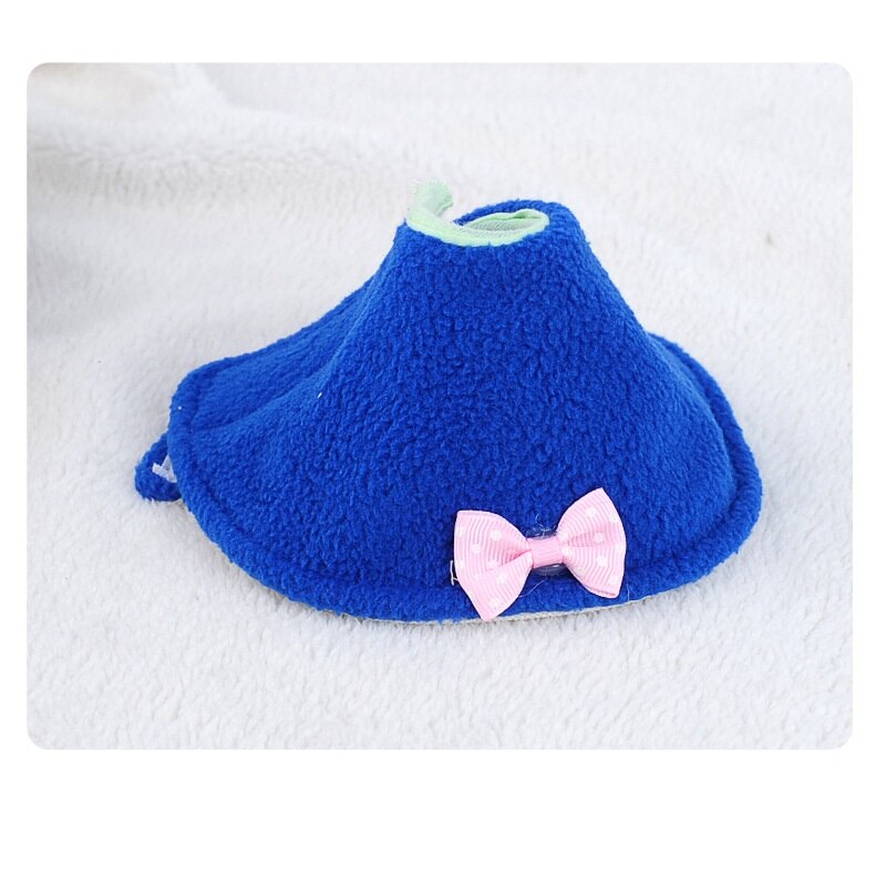 Vogel Bib Elizabethaanse Cirkel Papegaai Bib Mantel Bite En Pikken Bescherming Kraag: Blue / XS